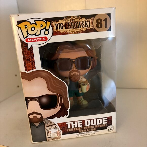 Funko Pop! movies Vinyl The Dude (Jeff Bridges) #81 Big Lebowski Collectible - Picture 1 of 4